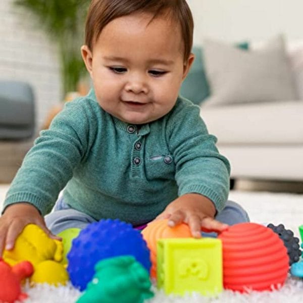infantino sensory balls, blocks & buddies 20 piece set 1
