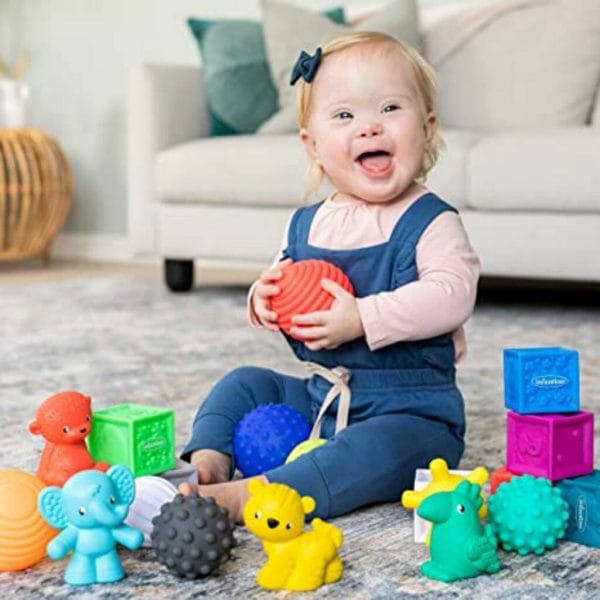 infantino sensory balls, blocks & buddies 20 piece set 2