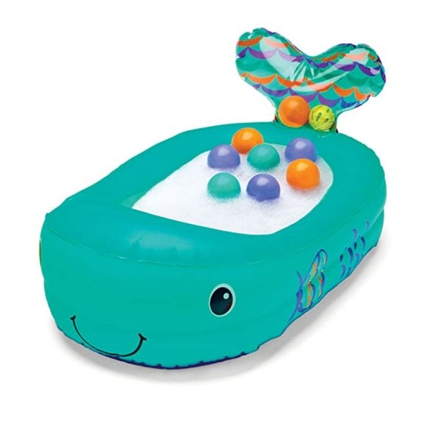 infantino whale bubble inflatable bath 4