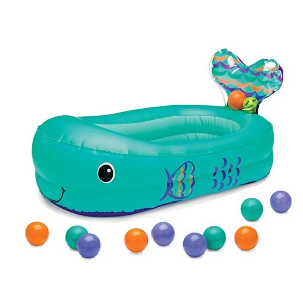infantino whale bubble inflatable bath 5