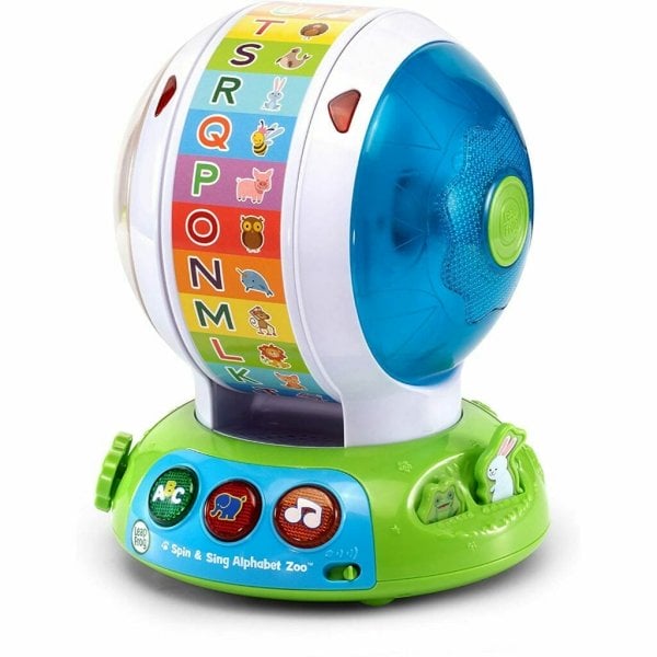leapfrog spin and sing alphabet zoo, interactive teaching toy, green (4)