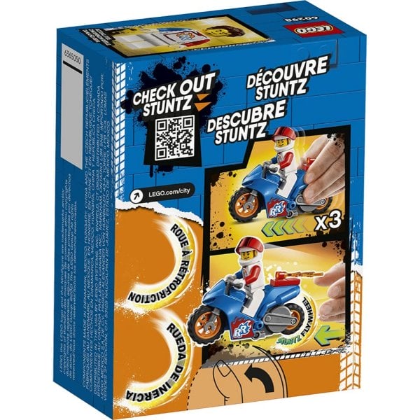 lego city 60298 rocket stunt bike (14pcs) 2