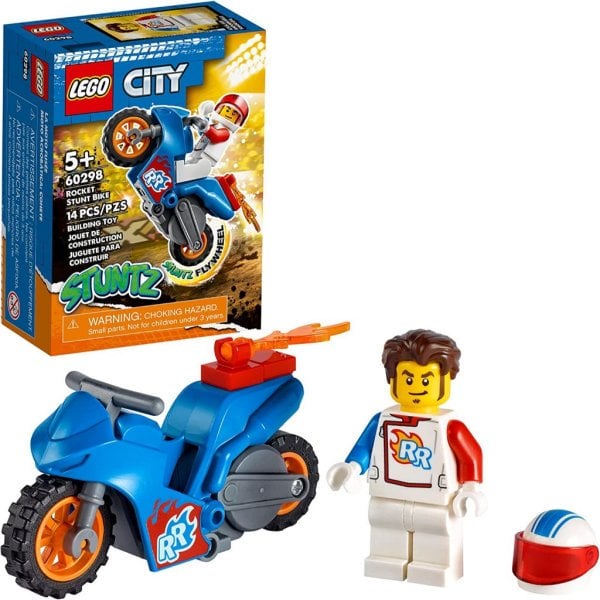 lego city 60298 rocket stunt bike (14pcs)