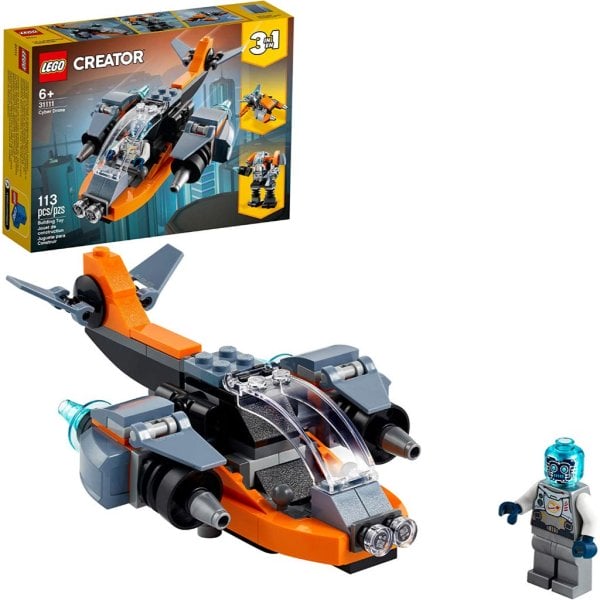 lego creator 3in1 cyber drone 31111 building toy set for kids (5)