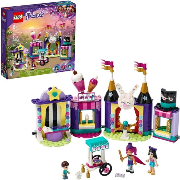 lego friends magical funfair stalls 41687 building toy1