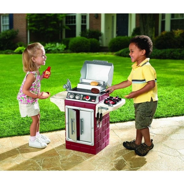 little tikes backyard barbeque get out 'n' grill,