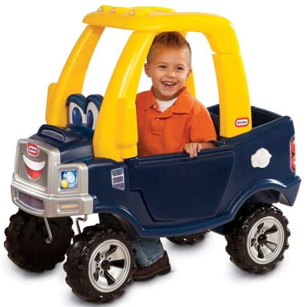 little tikes cozy truck ride on with removable floorboard