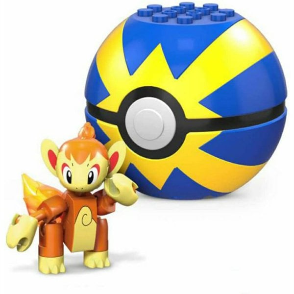mega pokemon chimchar building set with 20 bricks and special pieces (4)