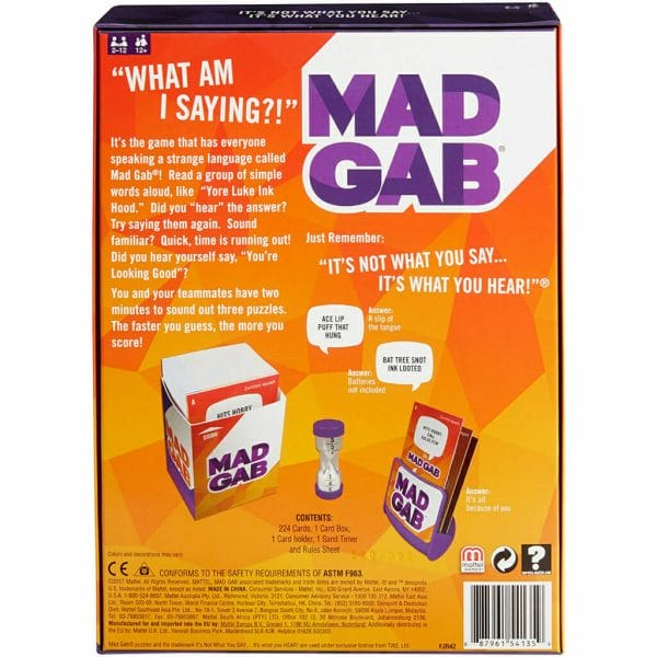 mad gab board game by mattel4