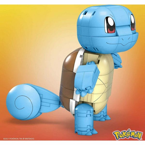 mega construx pokemon build & show squirtle building set with 199 bricks and special pieces (2)