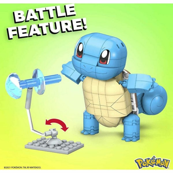 mega construx pokemon build & show squirtle building set with 199 bricks and special pieces (3)