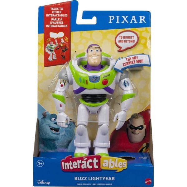 pixar interactables buzz lightyear talking action figure