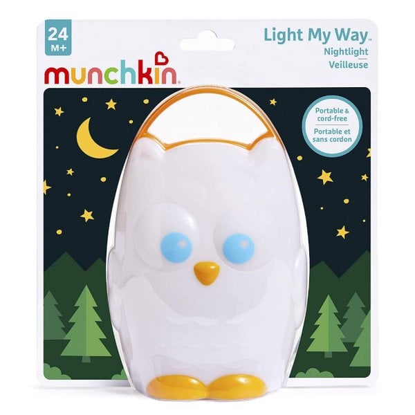 munchkin® light my way™ led nightlight for toddlers and kids, owl6