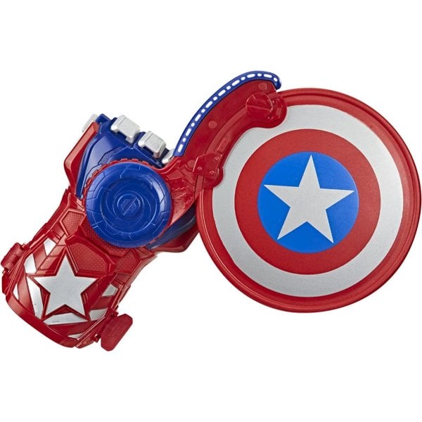 nerf power moves marvel avengers captain america shield sling disc launching toy
