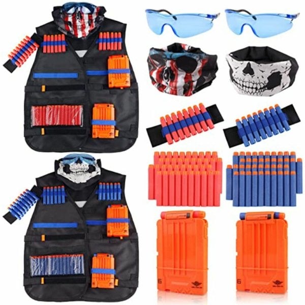 tactical vest kit 2 pack for nerf guns n strike elite 1