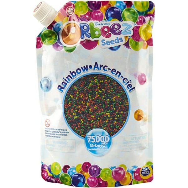 orbeez, the one and only, 75,000 non toxic rainbow water beads, sensory toy for kids aged 5 and up1