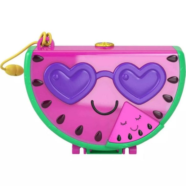 polly pocket watermelon pool party compact playset 4