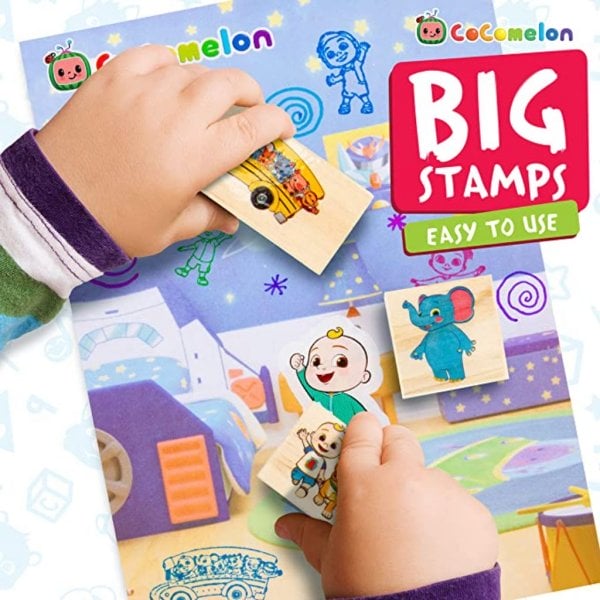 cocomelon wooden stamp (3)