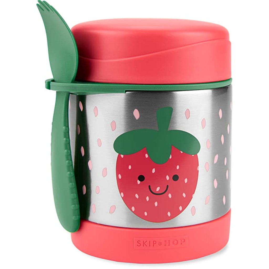 skip hop insulated baby food jar, sparks, strawberry (3)