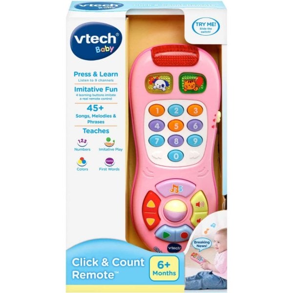 vtech click and count remote, pink3
