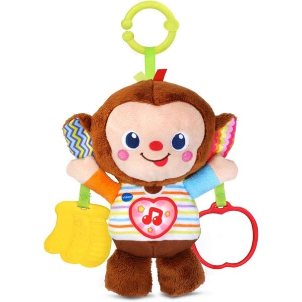 vtech cuddle and swing monkey, multicolor