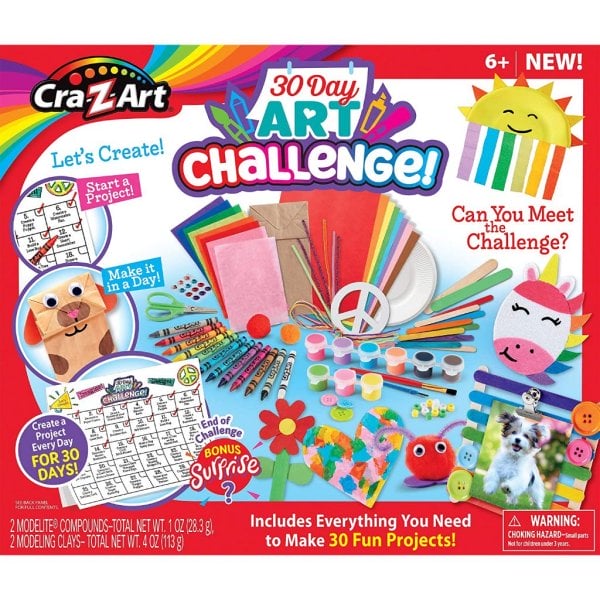 cra z art 30 day art challenge craft kit