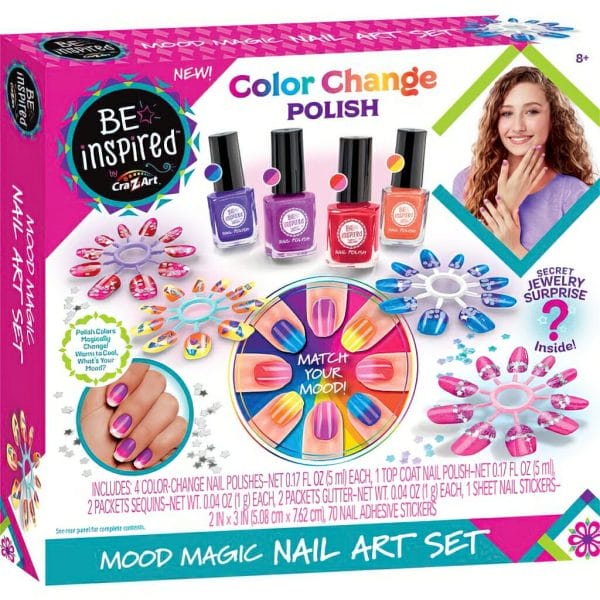 cra z art be inspired color changing mood magic nail polish salon set (2)