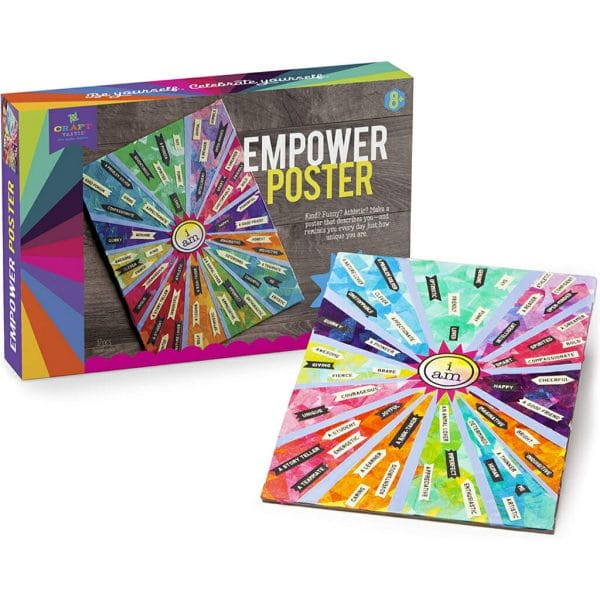 craft tastic – empower poster – craft kit – design a one of a kind inspirational poster (4)
