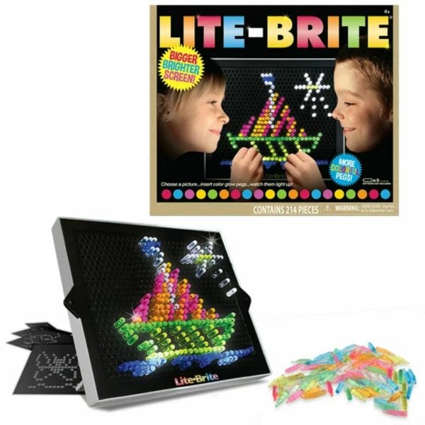 lite brite ultimate classic with 6 templates and 200 colored pegs
