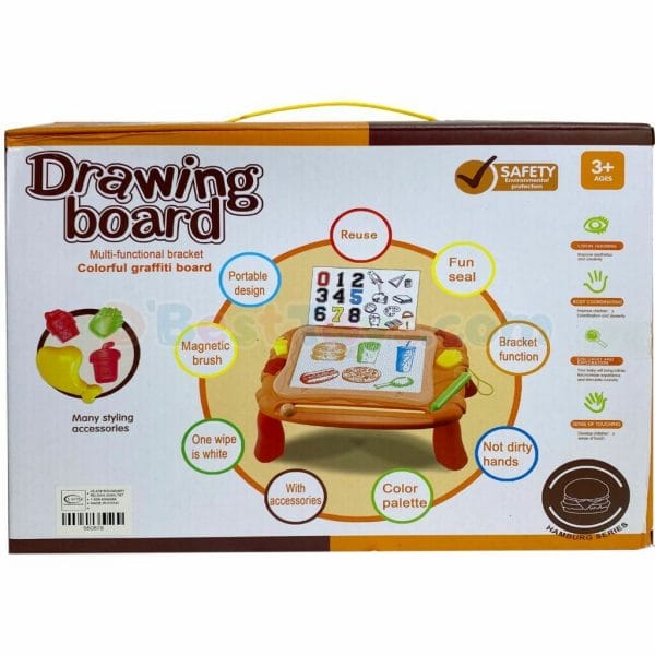magnetic drawing board with multi functional bracket (2)