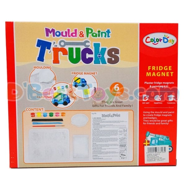 mould and paint trucks fridge magnet4