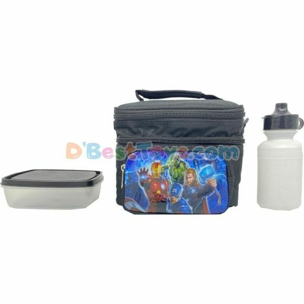 avengers lunch bag with bowl and bottle3