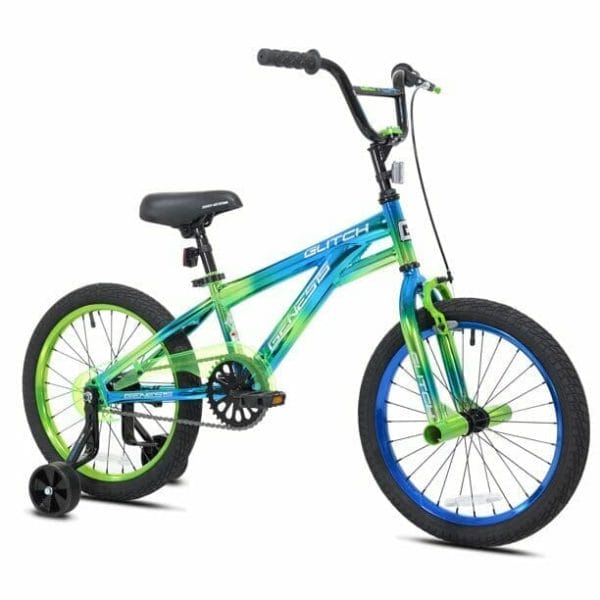 genesis 18inch glitch boy's bmx bike, bluegreen2