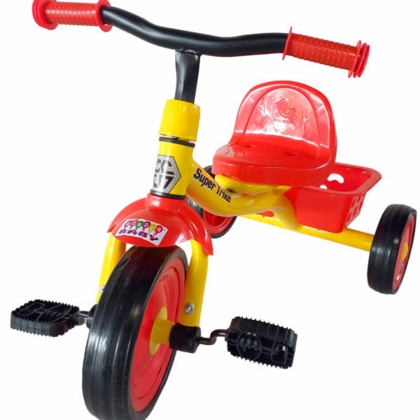 wonder baby super trike tricycle yellow and red2