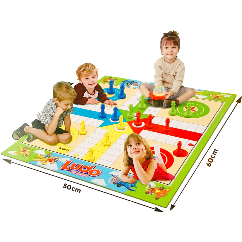 Large ludo family fun game 50cm square Ludo Board Game 