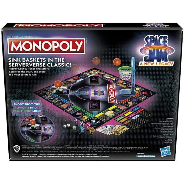 monopoly space jam a new legacy edition family board game6