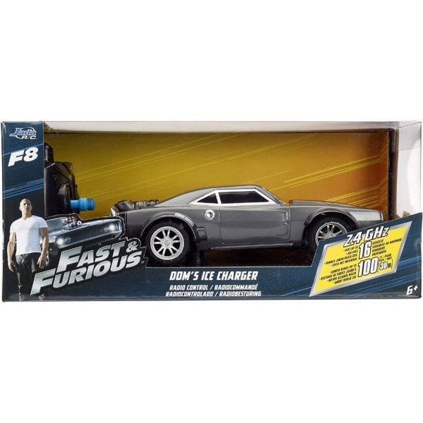jada toys fast & furious 8 75 rc ice charger vehicles, grey4