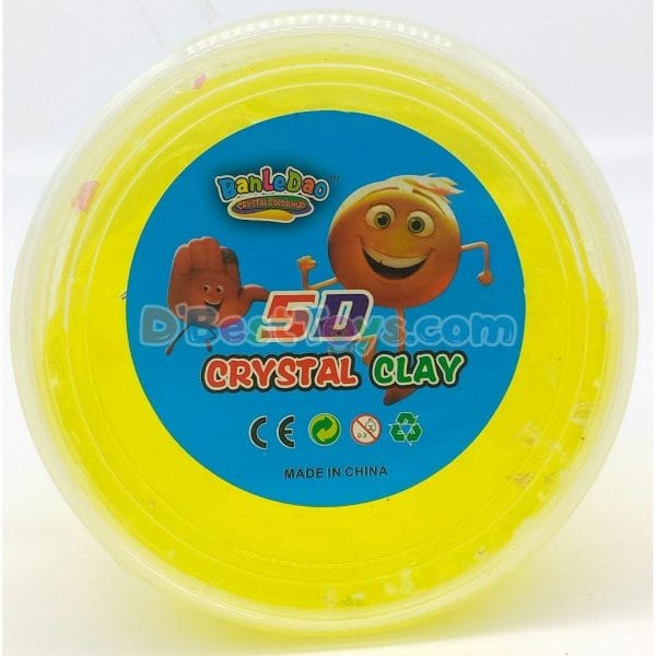 5d crystal clay tub large yellow