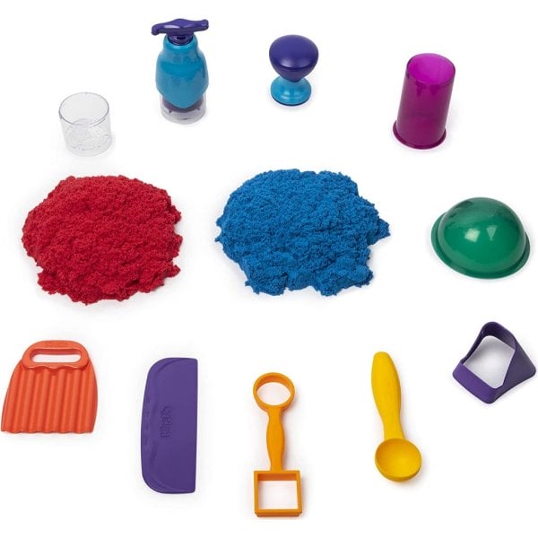 kinetic sand, sandisfying set with 2lbs of sand and 10 tools3
