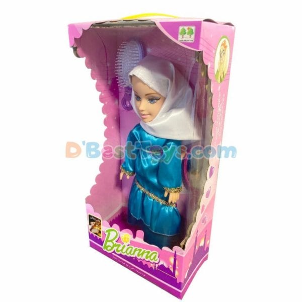 brianna large fashion doll white head cover with blue garment2