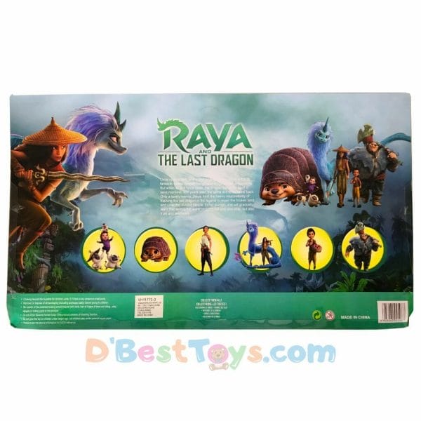 raya and the last dragon action figures play set (13 pcs)2