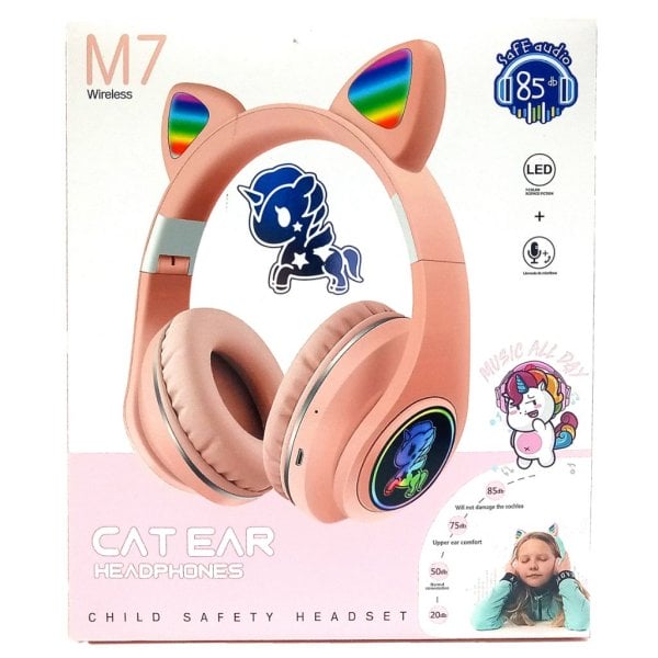 cat ear headphones m7 wireless1