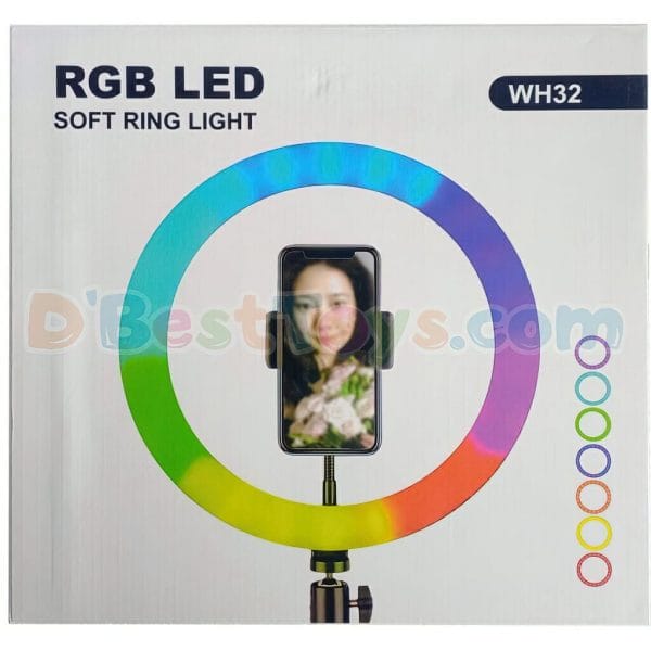 rgb led soft ring light 13 wh32 2