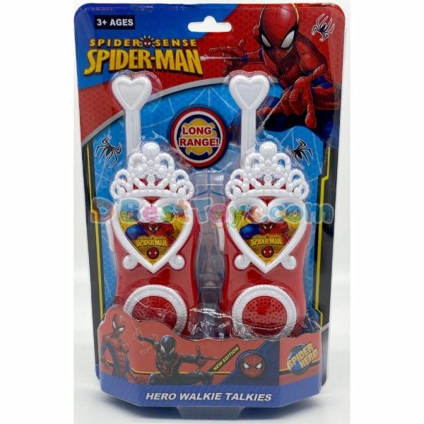 walkie talkies (2pcs) spider man heart1