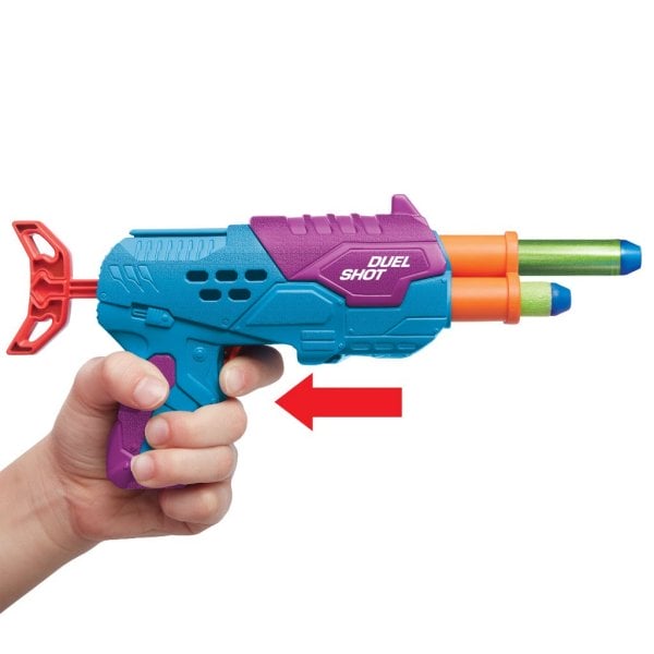 adventure force duel shot dart blaster 2 pack, includes 2 blasters and 6 long distance dart7