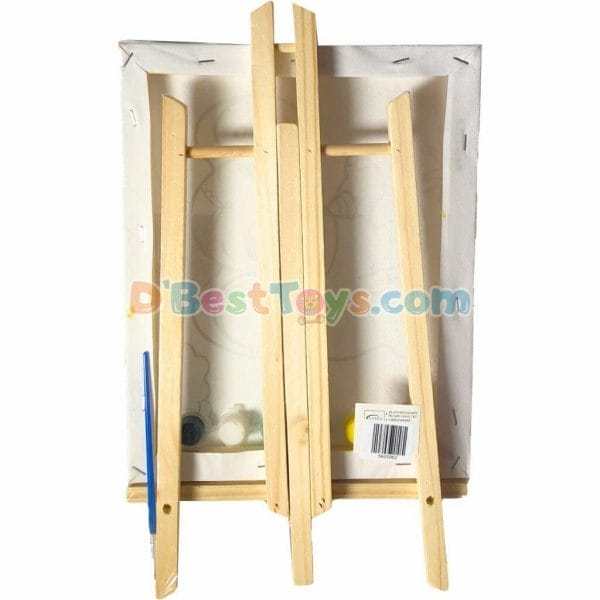 elephant painting canvas with easel00002
