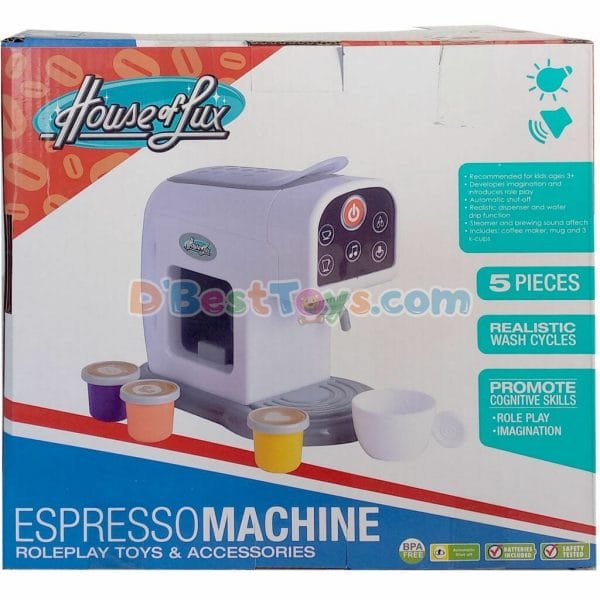 house of lux role play set espresso machine3