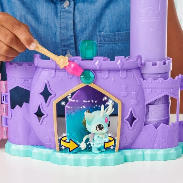 magic mixies mixlings magic castle, expanding playset with wand that reveals 5 magic moments, for kids aged 5 and up6