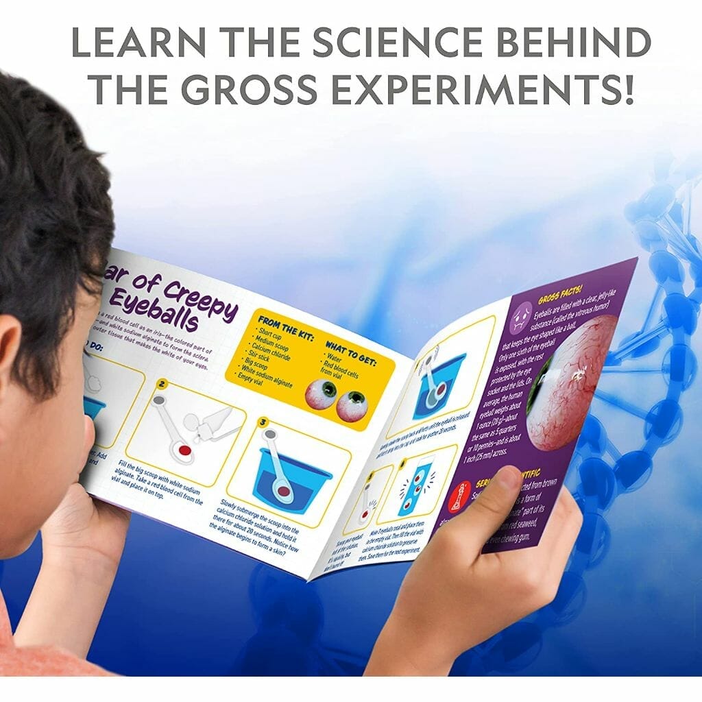Burst Blood Cells & More Exclusive STEM Science Kit for Kids Who Love Gross Science Experiments 15 Gross Science Experiments for Kids Dissect a Brain NATIONAL GEOGRAPHIC Gross Science Lab 