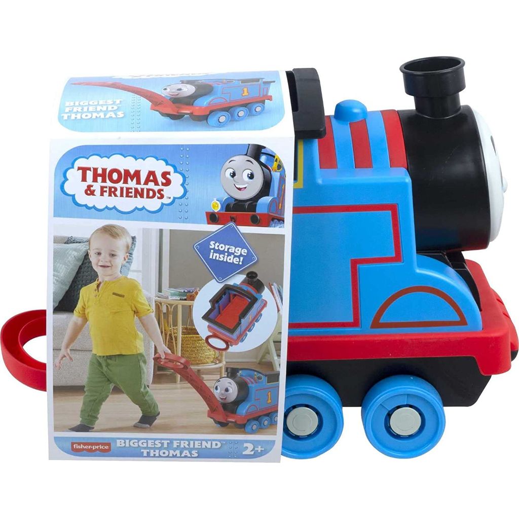 thomas & friends pull along toy train for kids biggest friend thomas with storage5